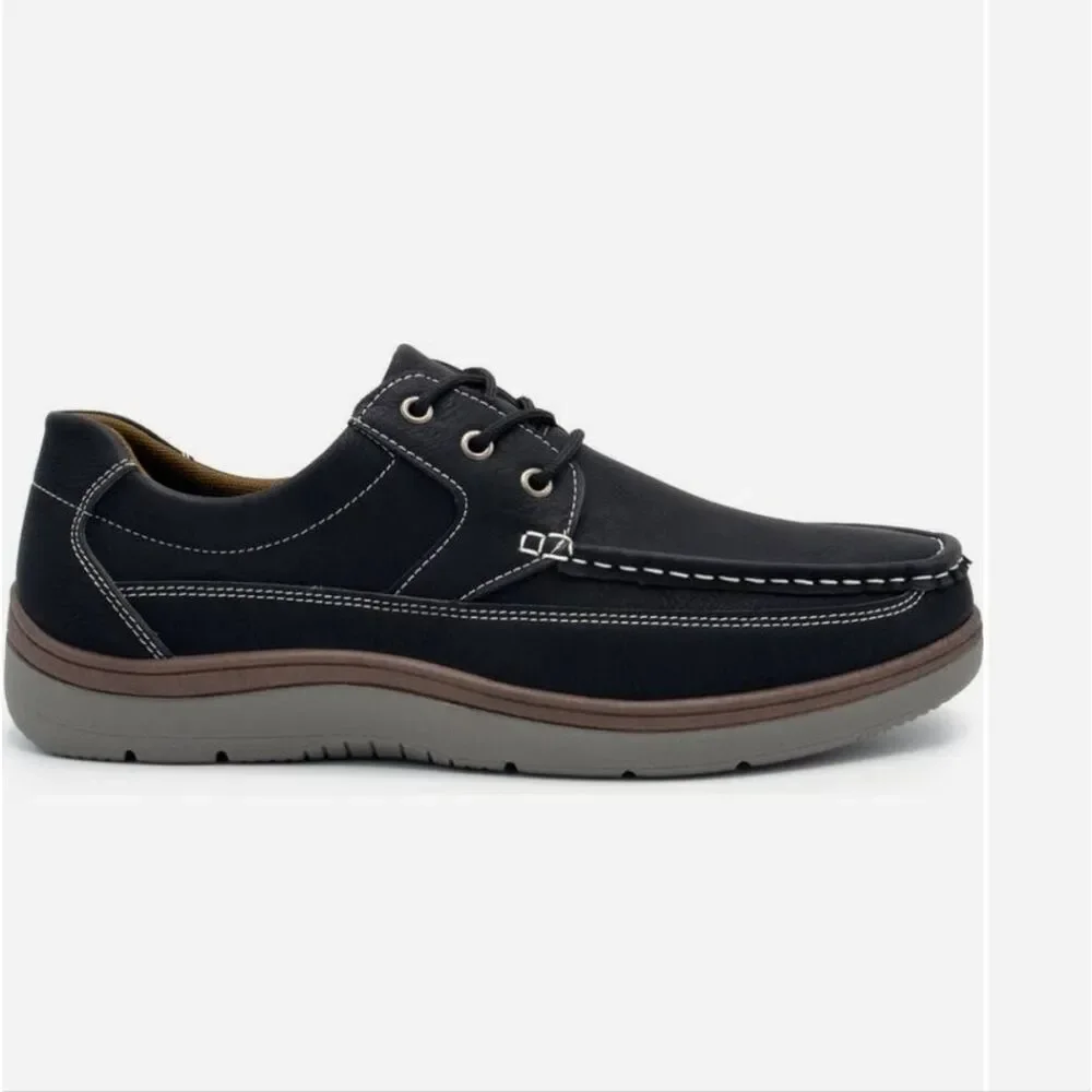 Classic Black Boat Shoes for Men